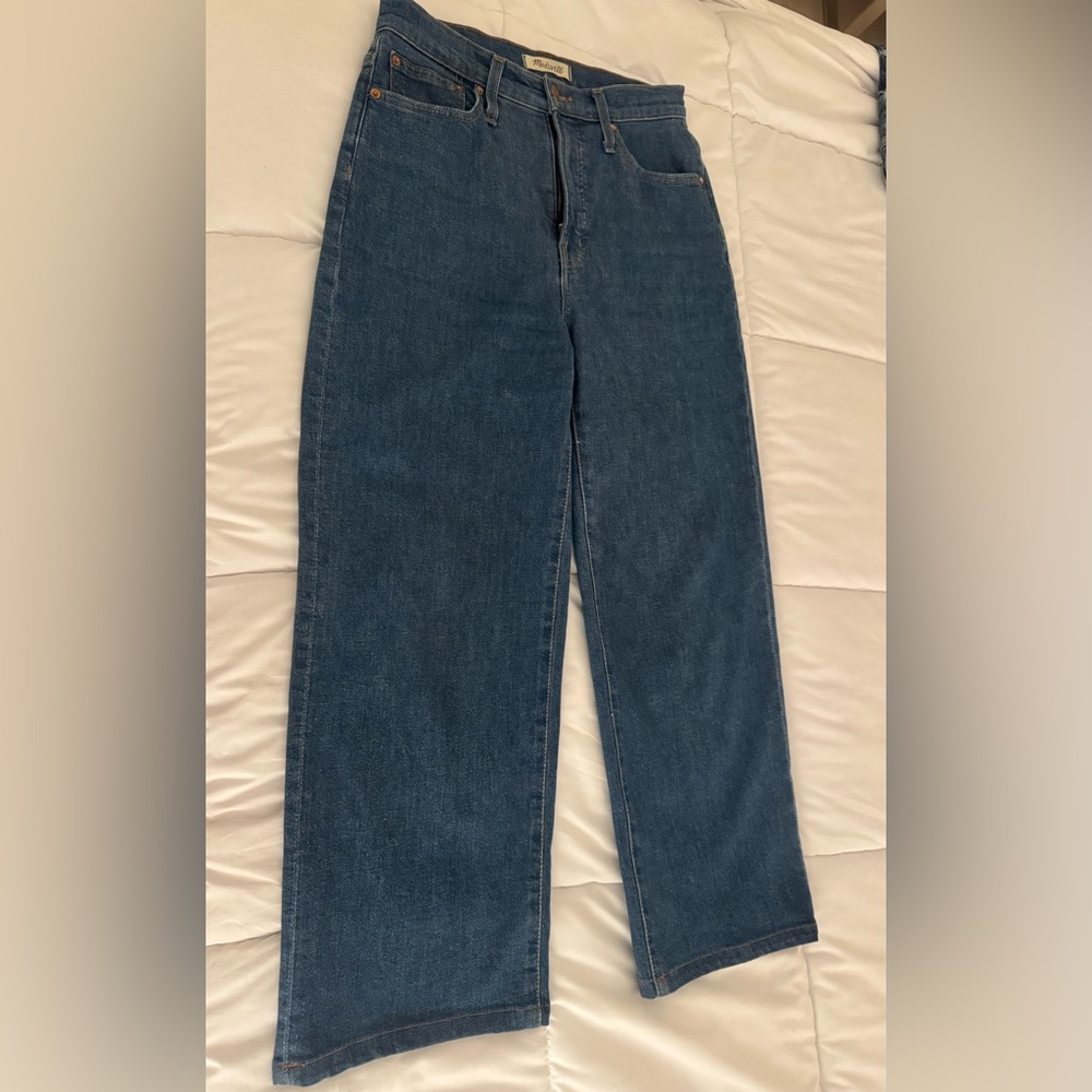 Madewell Classic Straight Leg Denim Jeans